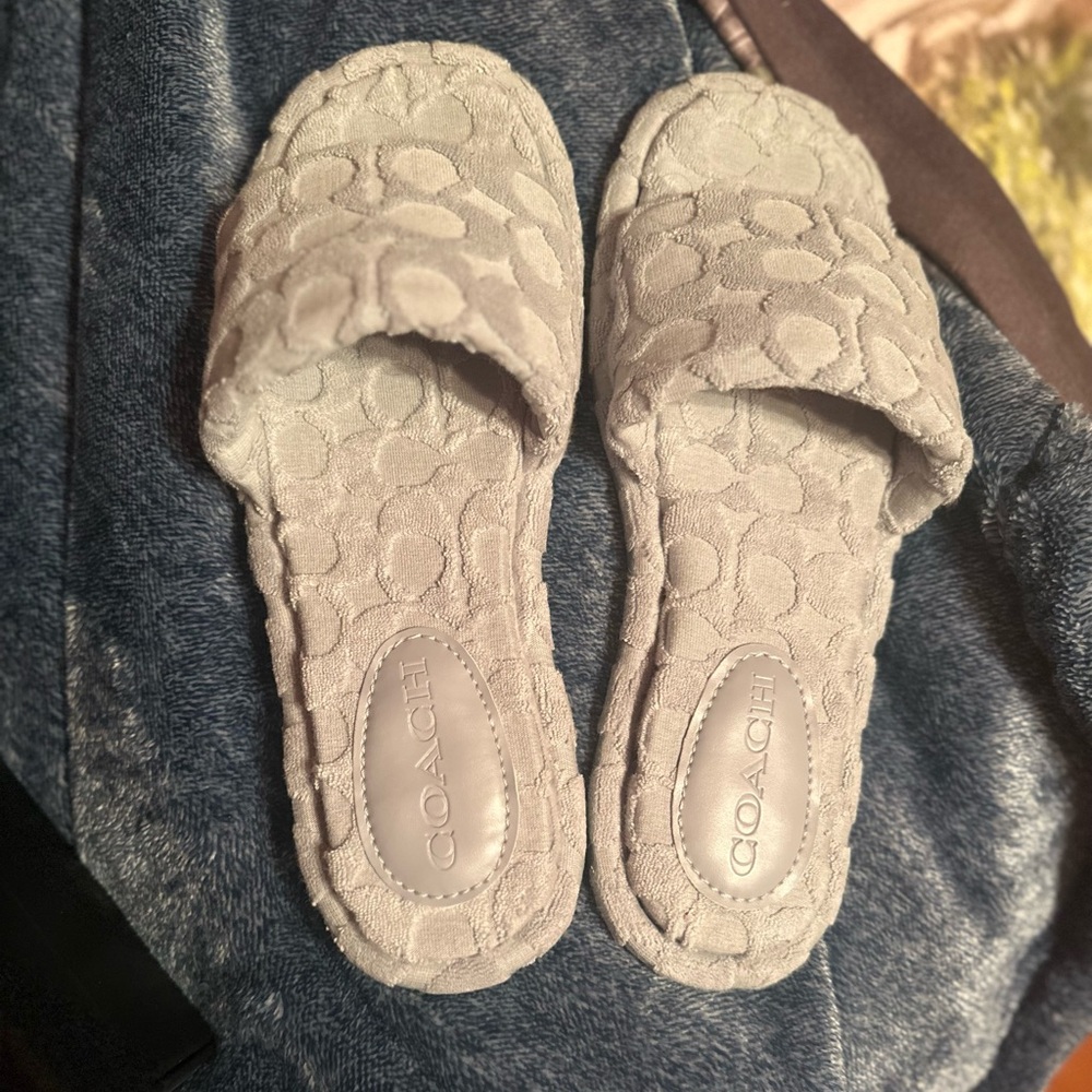 Coach light blue sandals !! - Picture 2 of 5